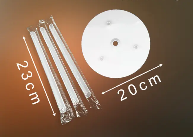 Plastic cake dowels set of 3 pcs round stand and 3 dowels set