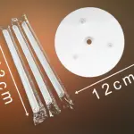 Plastic cake dowels set of 3 pcs round stand and 3 dowels set