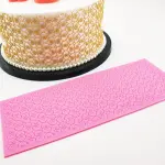 Detailed heart mesh Lace silicone mould