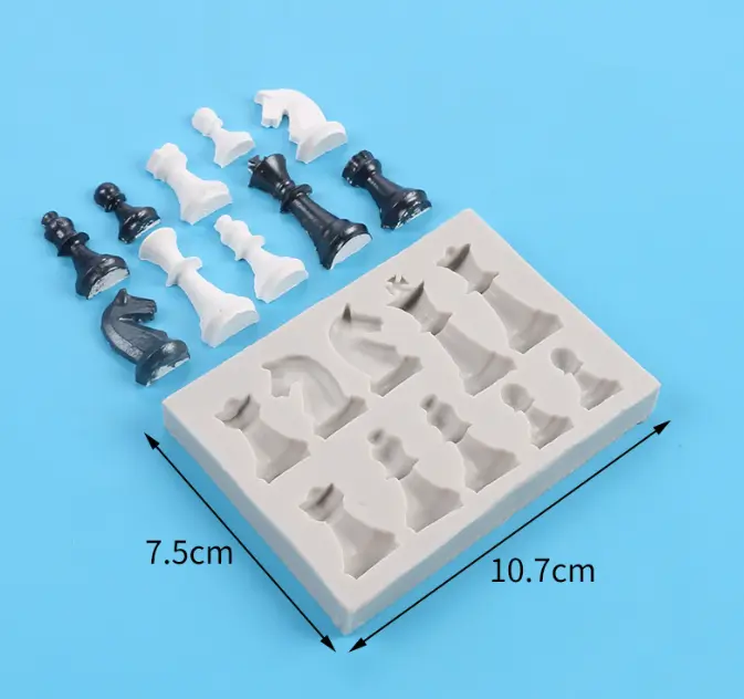 Chess silicone mould