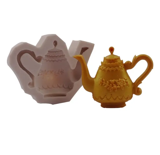 Tea pot shape Silicone Mould
