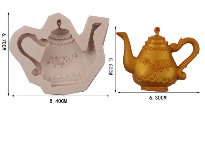 Tea pot shape Silicone Mould