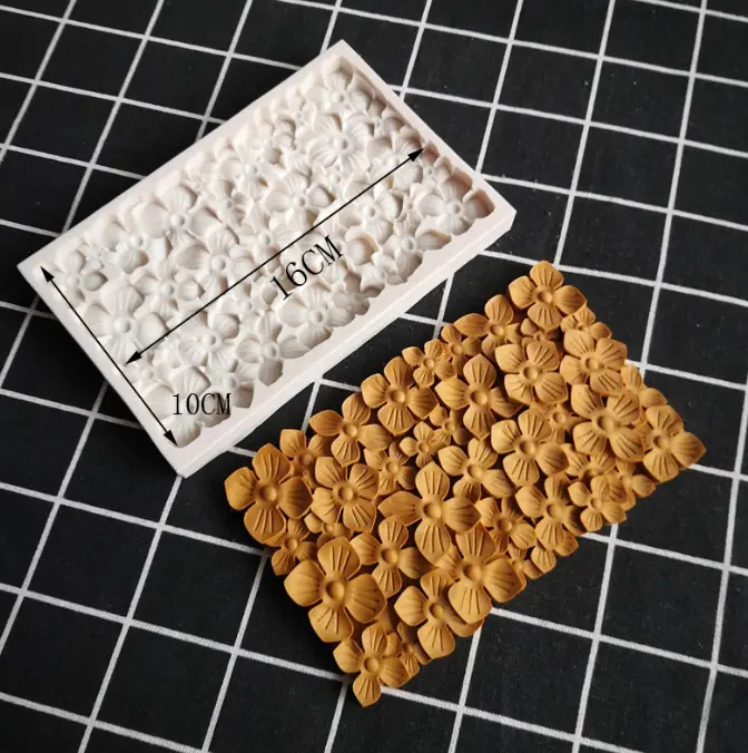 3D Floral large texture silicone mould