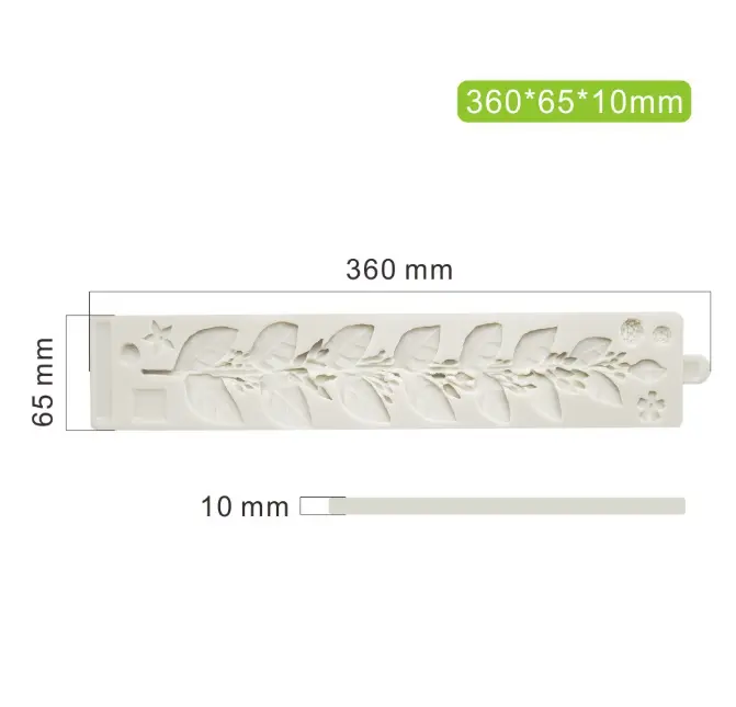 Leaf wreath twine Silicone Mould