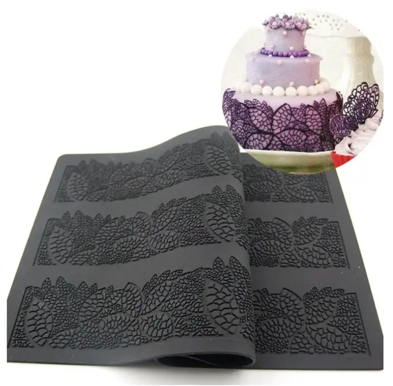 3 line boarder silicone mould style 10