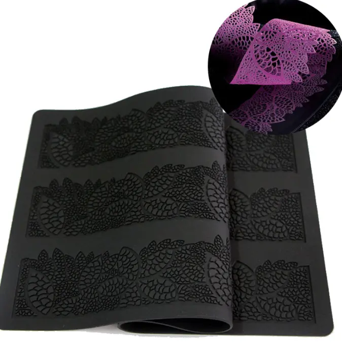 3 line boarder silicone mould style 10