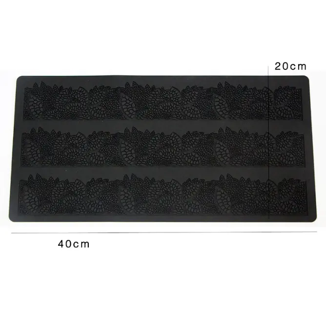 3 line boarder silicone mould style 10