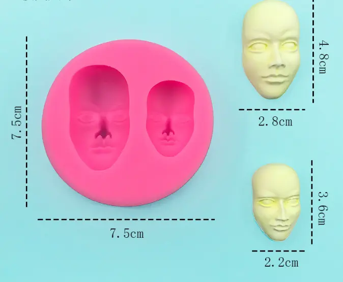 Adult men and women Head silicone Mould