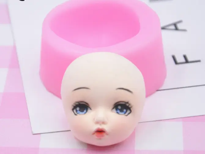 3D Baby Face Silicone Mould for Fondant & Chocolate Making