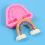 Large 3D rainbow clouds Silicone mould