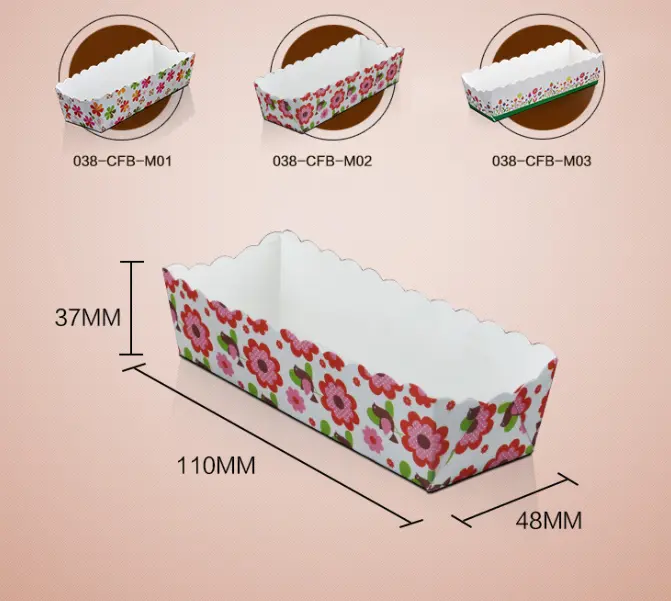 50 Pcs loaf brownie bake and serve liners