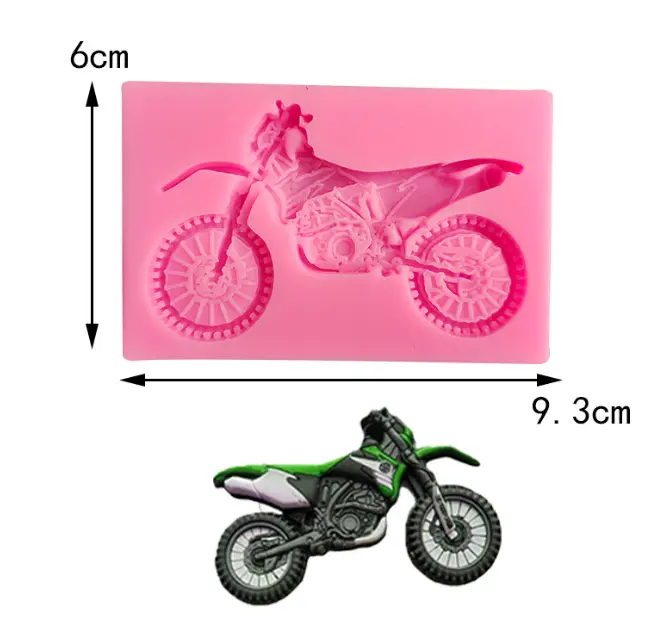 Motor Bike fondant mould