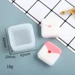 Gift letter with heart silicone fondant mould