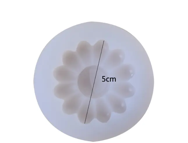 Daisy sunflower smile silicone mould