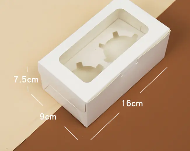 2/4/6/8/12 cavity Cup cake Box