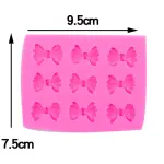 Different style bows candy silicone mould