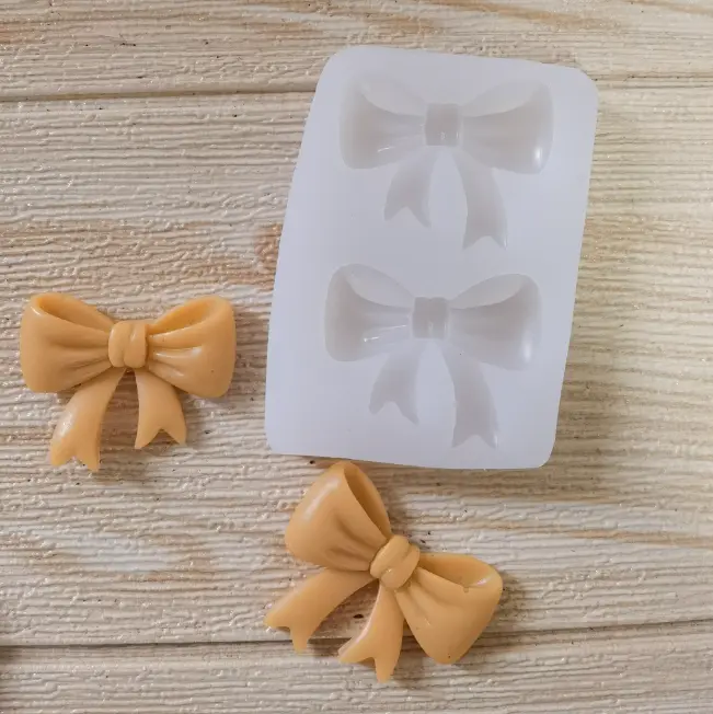 2 Cavity bow silicone mould style 2