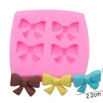 Different style bows candy silicone mould