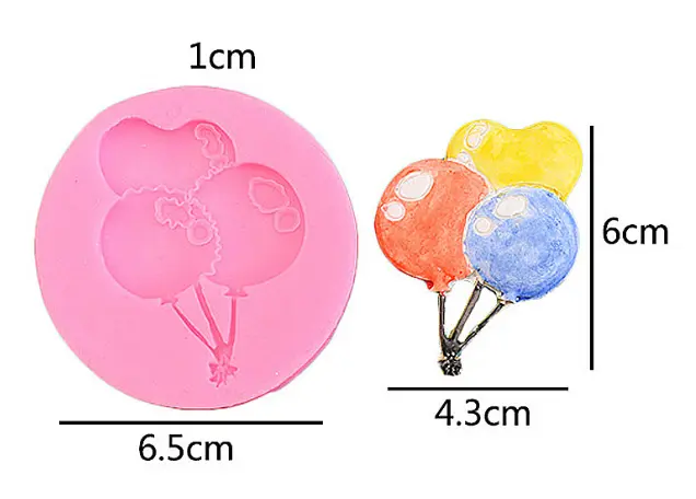 Bunch of Balloon silicone mould