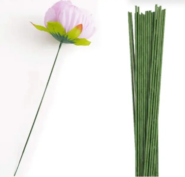 18/20/22/24/26/28/30 gauge green floral wire 50 pcs