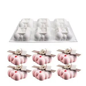 3D cloud Shape 6 cavity Silicone Mold for mousse,baking,desserts entremet mould