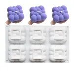 3D cloud Shape 6 cavity Silicone Mold for mousse,baking,desserts entremet mould