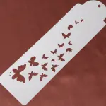 1 pcs Butterfly Decoration icing Stencils style 9