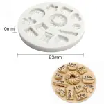 Donut Gingerbread Man Fondant Silicone Mould