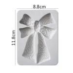 1 cavity Large Bow silicone mould
