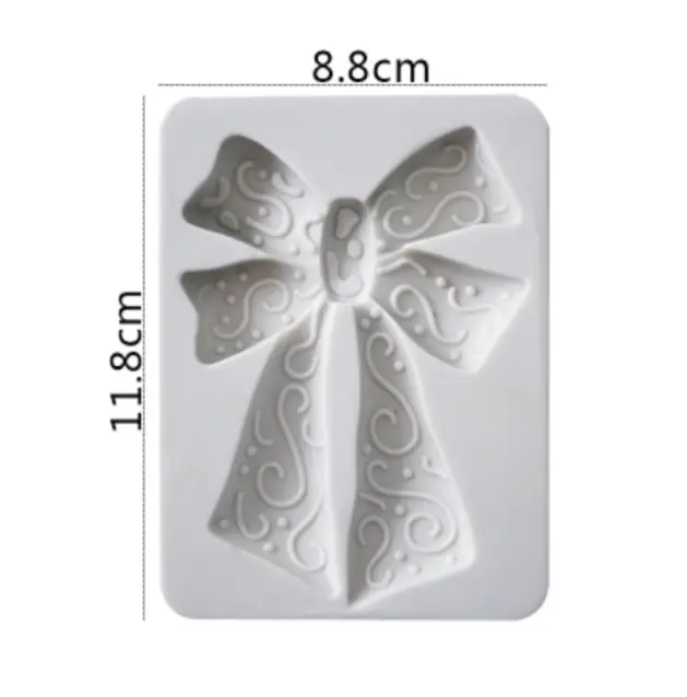 1 cavity Large Bow silicone mould