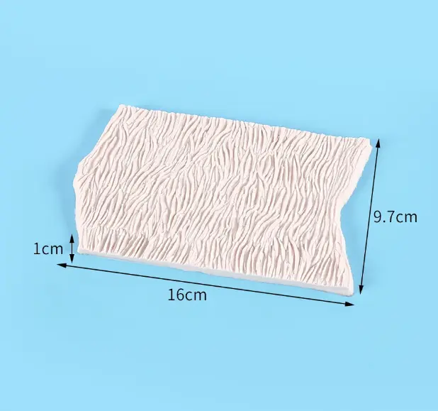 Fur Pattern Fondant silicone Mould style 2
