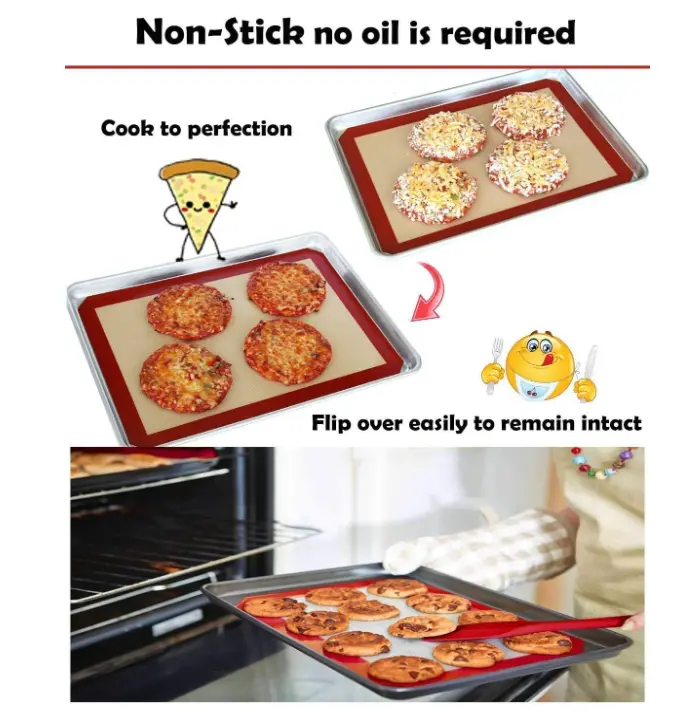 Non-Stick Silicone Baking Heat Resistant Silicone Baking Mat