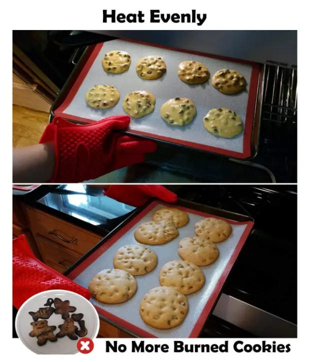Non-Stick Silicone Baking Heat Resistant Silicone Baking Mat