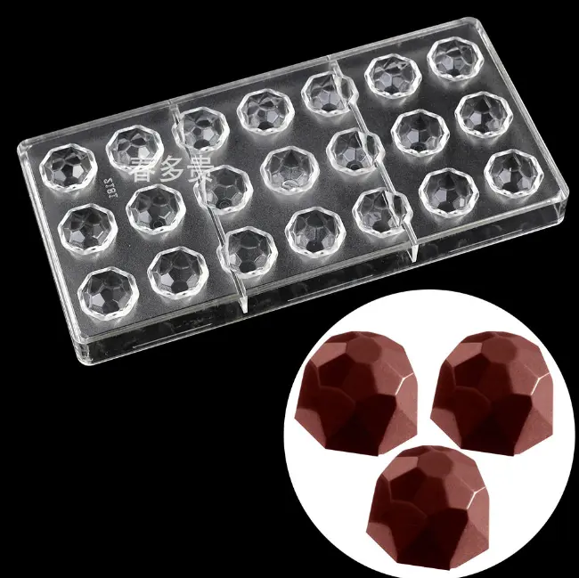 Grids Polycarbonate Chocolate Mould