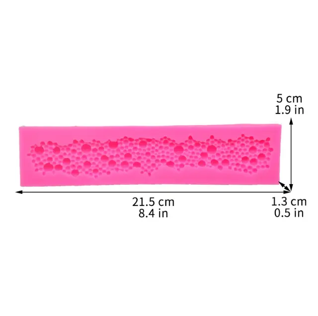 Pearl Bead boarder - Silicone Mould style 2