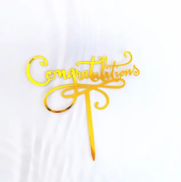 Congratulations Cake Toppers