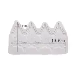 Lace boarder classic silicone Mould