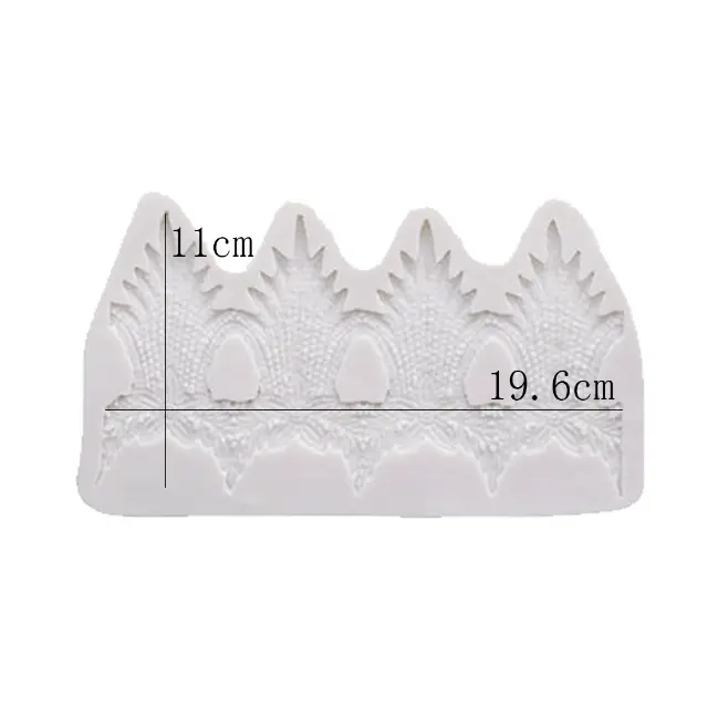 Lace boarder classic silicone Mould