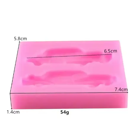 2 Cavity Car fondant mould