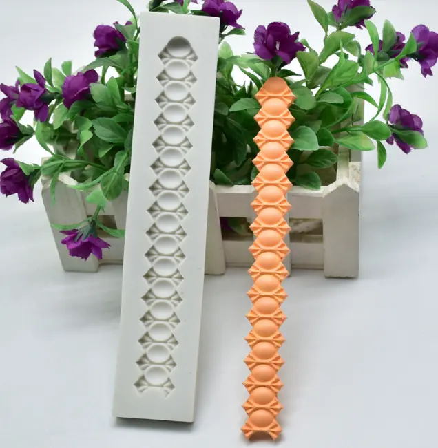 Bead Jewel Border Silicone mould