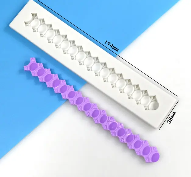 Bead Jewel Border Silicone mould