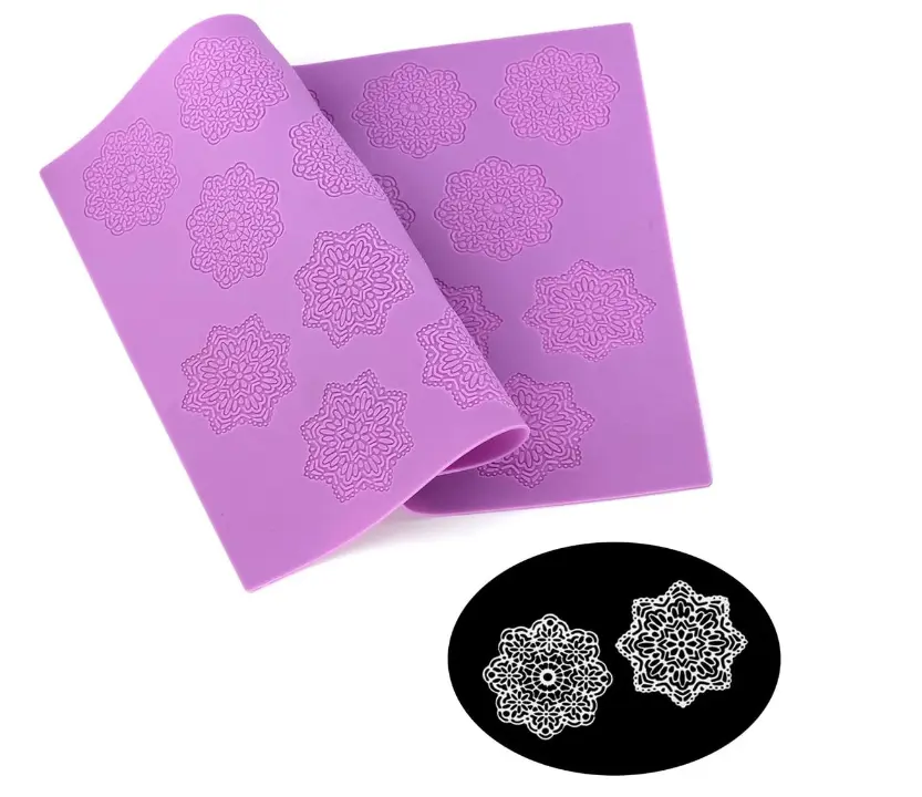 Round Patterns Silicone Lace Mat