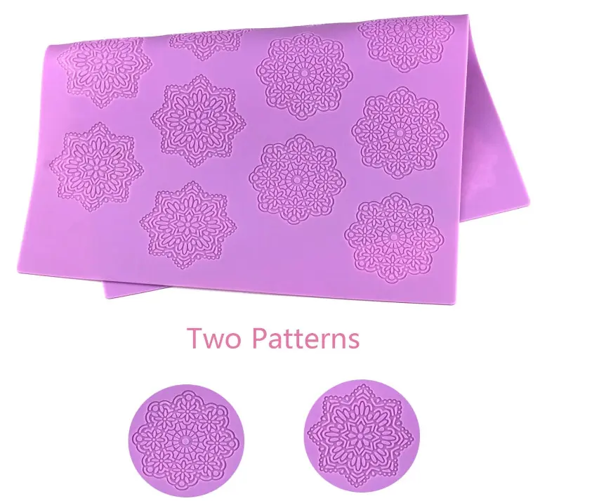 Round Patterns Silicone Lace Mat