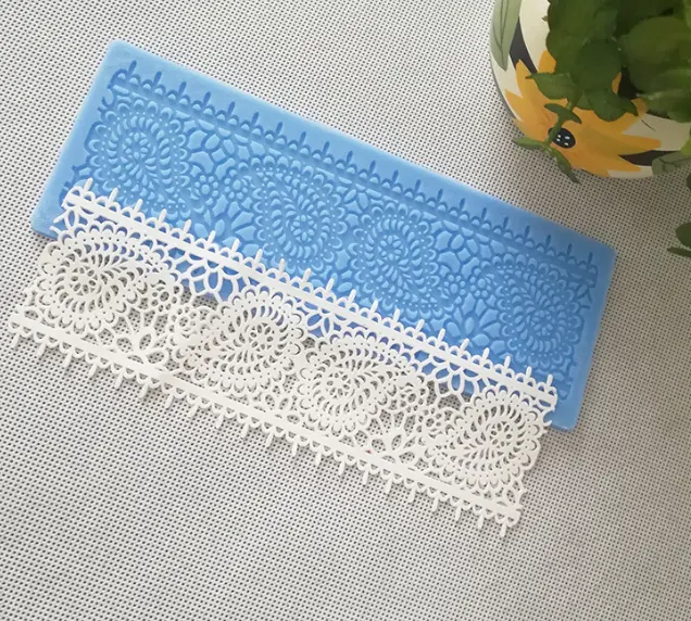 Flower Pattern decorative silicone lace mat