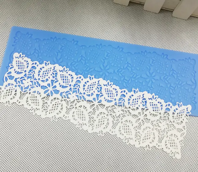 Flower Pattern decorative silicone lace mat style 2