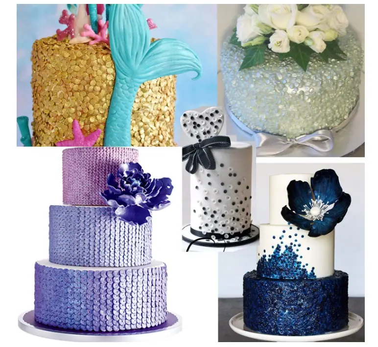 Silicone Sequins Lace Mat