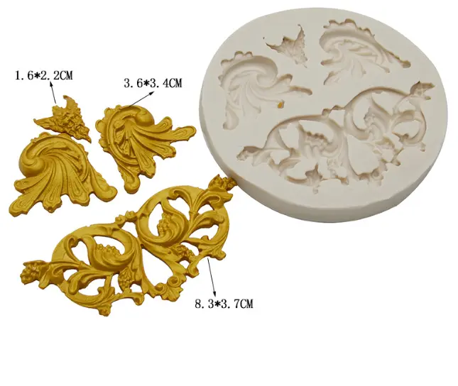 Classic European Embossed silicone Mould