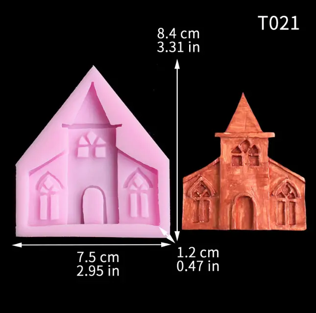 Church Building Silicone Mould