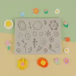 22 cavity Sunflower Tulip Flower theme Silicone Mould