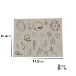 22 cavity Sunflower Tulip Flower theme Silicone Mould